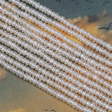 2.5-3mm Freshwater Pearl Bread Beads Flat Isolated Loose Beads DIY Jewelry
