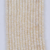 2.5-3mm Freshwater Pearl Bread Beads Flat Isolated Loose Beads DIY Jewelry