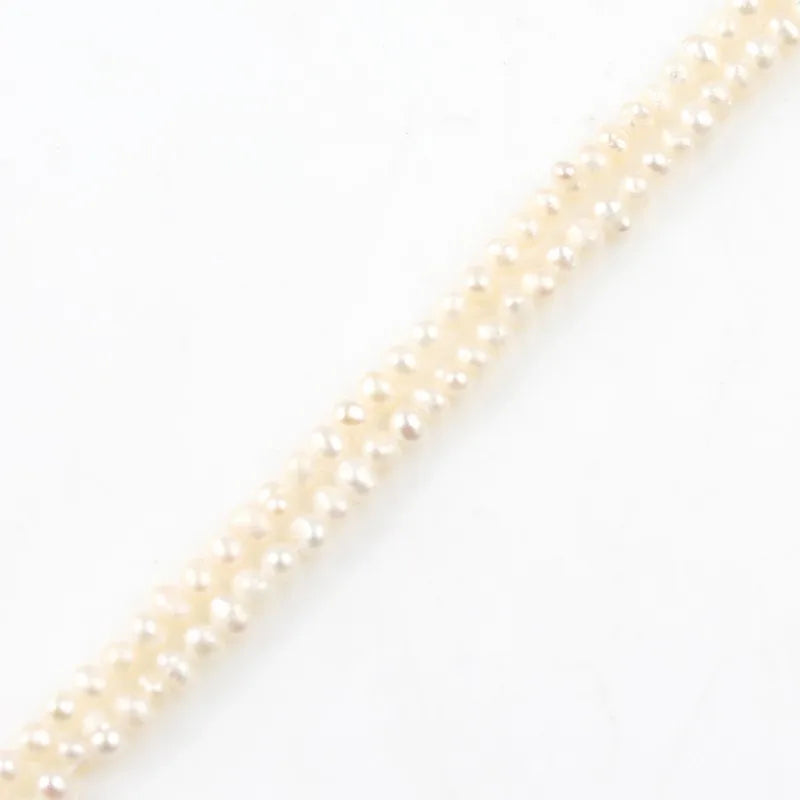 2.5-3mm Freshwater Pearl Beads Round Pearls Jewelry Making DIY 15''