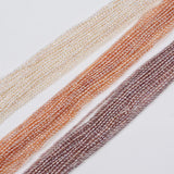 2.5-3mm AA Peach Purple Freshwater Pearls Strand