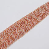 2.5-3mm AA Peach Purple Freshwater Pearls Strand