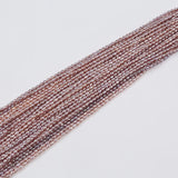 2.5-3mm AA Peach Purple Freshwater Pearls Strand