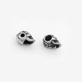 316l Stainless Steel Vintage Skull Head Bead for DIY Jewelry Making