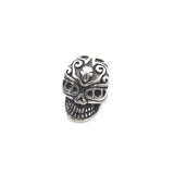 316l Stainless Steel Vintage Skull Head Bead for DIY Jewelry Making