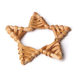 Irregular Shape Rattan Earrings Charm Natural Straw DIY Woven Jewelry Accessory
