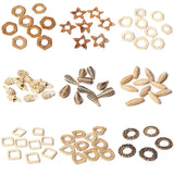 Irregular Shape Rattan Earrings Charm Natural Straw DIY Woven Jewelry Accessory
