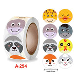 500pcs 2.5CM Round Animal Stickers for Teacher Awards