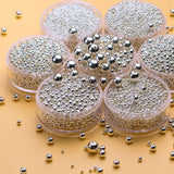 925 Silver Mostacilla Spacer Bead for DIY Jewelry Making