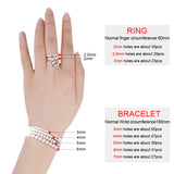 925 Sterling Silver Round Beads Spacer Beads for Jewelry Making