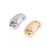 5Pcs Stainless Steel D Buckle Keychain Lobster Clasps DIY Jewelry Accessories