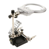 LED Magnifying Soldering Iron Stand Magnifier