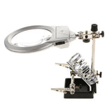 LED Magnifying Soldering Iron Stand Magnifier
