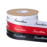 2.5cm Flower Ribbon Roll - 50 Yards Decorative Binding Cake Baking Sweet Ribbon