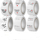 500pcs Baked with Love Round Sticker Scrapbook Envelope Seal Gift Decoration
