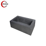 2.5kg High Graphite Ingot Bar Mould for Silver Casting Refining