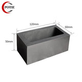 2.5kg High Graphite Ingot Bar Mould for Silver Casting Refining