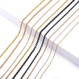 Stainless Steel Cross Chains for DIY Jewelry Making Accessories
