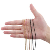 2-5m Stainless Steel Necklace Chains Bulk Chain for DIY Jewelry Making