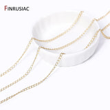 14k Plated Thin Chains for Jewelry Making DIY Necklace Bracelet
