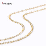 14k Plated Thin Chains for Jewelry Making DIY Necklace Bracelet