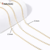 14k Plated Thin Chains for Jewelry Making DIY Necklace Bracelet