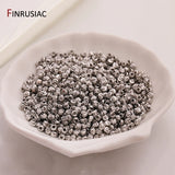 18K Plated Striped Cut Flower Beads Spacer Beads Bulk