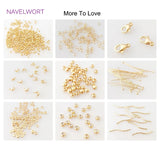2.5mm/3mm/4mm Round Spacer Beads 14K Plated Brass Seed Beads DIY Jewelry