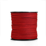 2.5mm Double Sided Suede Braided Cord Velvet Leather Beading