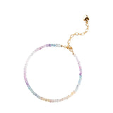 Fluorite Beads Bracelet Small Quartz Beads Yoga Jewelry