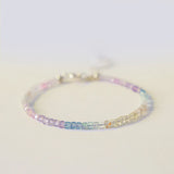 Fluorite Beads Bracelet Small Quartz Beads Yoga Jewelry