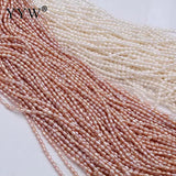2.5mm Round Pearl Beads Pink/Purple/White for DIY Jewelry