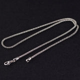 Real S925 Sterling Silver Popcorn Chain Pendant Necklace