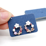 Earring Packaging Card Mini Earrings Studs Display Pack 100pcs
