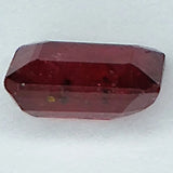 2.60ct Ruby Emerald Cut 8.5x6.1mm Loose Gemstone