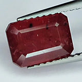 2.60ct Ruby Emerald Cut 8.5x6.1mm Loose Gemstone