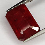 2.60ct Ruby Emerald Cut Loose Gemstone