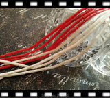 6MM Red Natural Coral Jewelry Beads 126Pcs 2Strands/Pack
