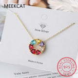 2.6ct Gemstone Pendant Necklace 925 Sterling Silver Choker Chain