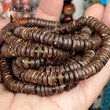 Natural Coconut Shell Stone Chips Gravel Beads for Jewelry Making DIY