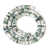 6mm Turquoises Stone Spacer Beads Round Flat Disc Natural Jad Agates Loose Beads