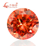2.6-6mm Round Brillion Cut CZ Stone - Various Colors