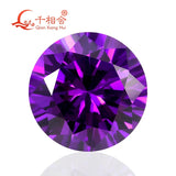 2.6-6mm Round Brillion Cut CZ Stone - Various Colors