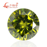 2.6-6mm Round Brillion Cut CZ Stone - Various Colors