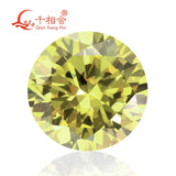 2.6-6mm Round Brillion Cut CZ Stone - Various Colors