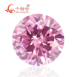 2.6-6mm Round Brillion Cut CZ Stone - Various Colors