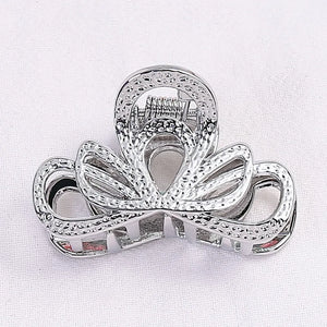 Golden Crown Hair Claw Clips for Women, Small Size Hairpins