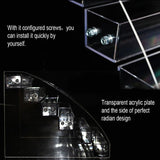 Clear Acrylic Liquid Pigment Bottles Storage Box Organizer Nail Polish Rack
