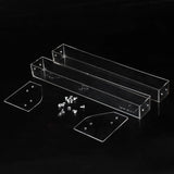 Clear Acrylic Liquid Pigment Bottles Storage Box Organizer Nail Polish Rack