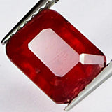 2.70ct Ruby Emerald Cut Loose Gemstone