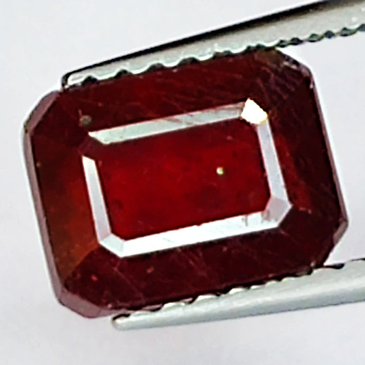 2.75ct Ruby Emerald Cut Gemstone